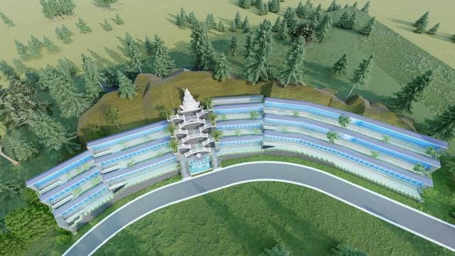 Tòa Linh Hoa Tuệ Đàn – lưu tro cốt
