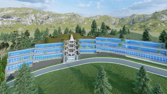 Tòa Linh Hoa Tuệ Đàn – lưu tro cốt