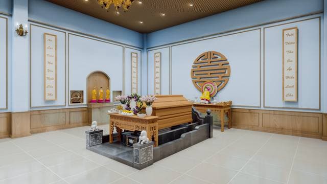 Phòng niệm trước khi hỏa táng